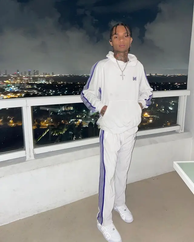 Swae Lee outfit in Needles, Nike, and Cactus Plant Flea Market, 2021