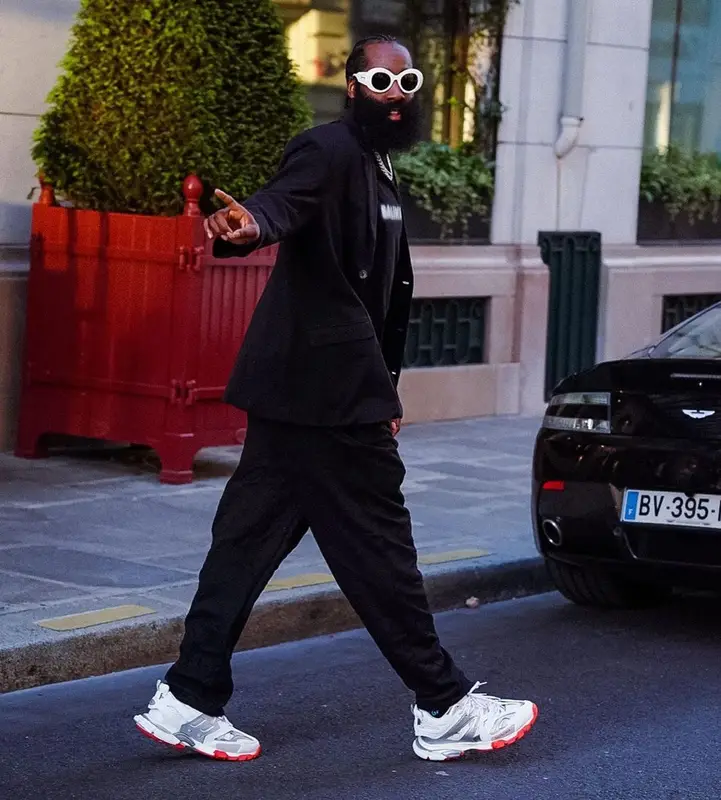 James Harden outfit in Balenciaga, 2021