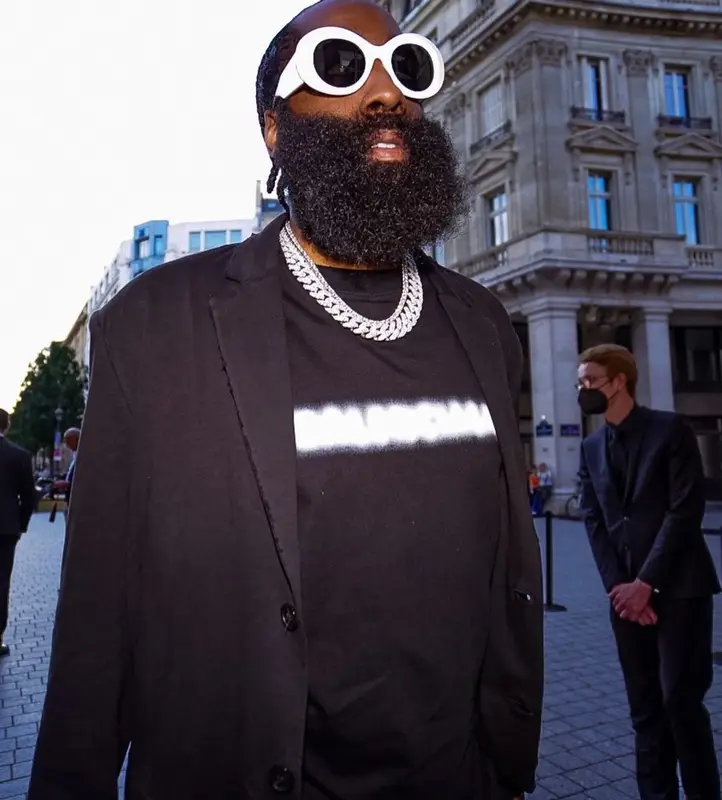James Harden outfit in Balenciaga, 2021