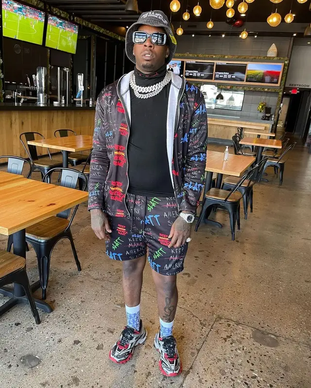Lil Duke outfit in MASA, Givenchy, and Dior, 2021