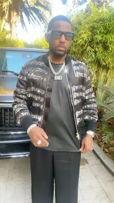 Fabolous outfit in Amiri, Nike, and Cactus Plant Flea Market, 2021