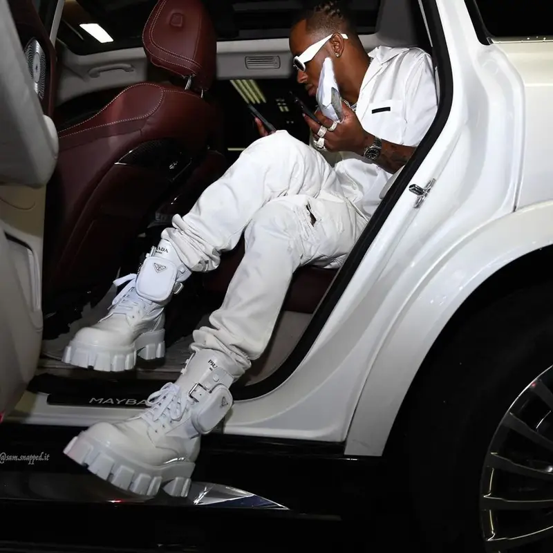 Rich The Kid outfit in Prada, 2021