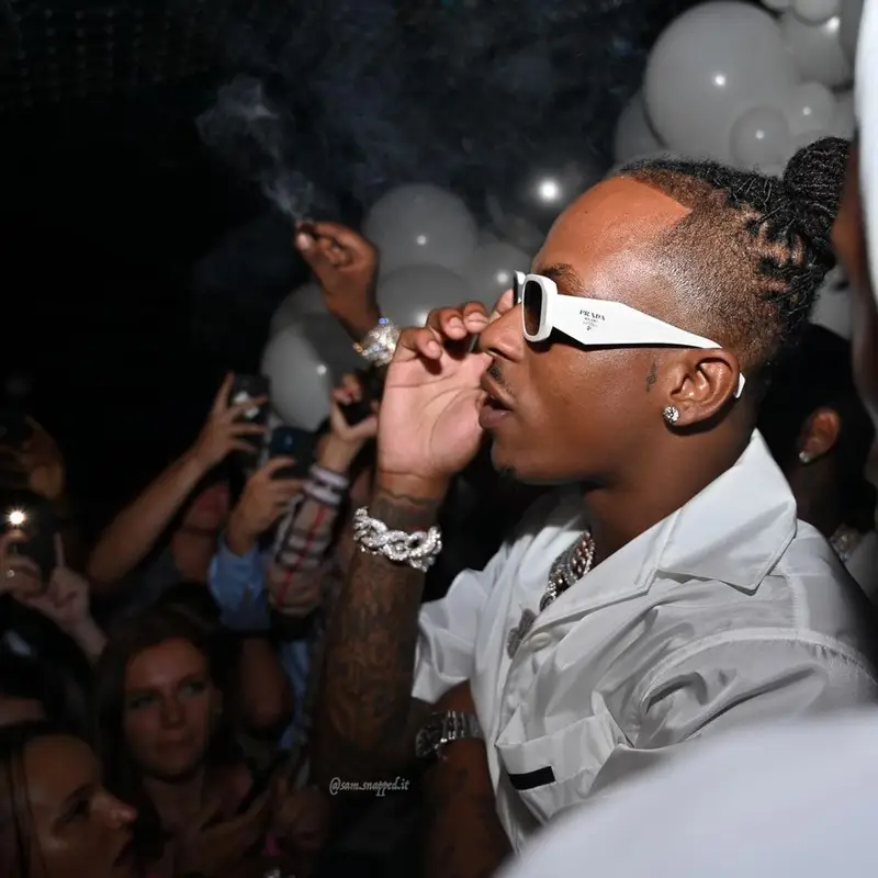 Rich The Kid outfit in Prada, 2021