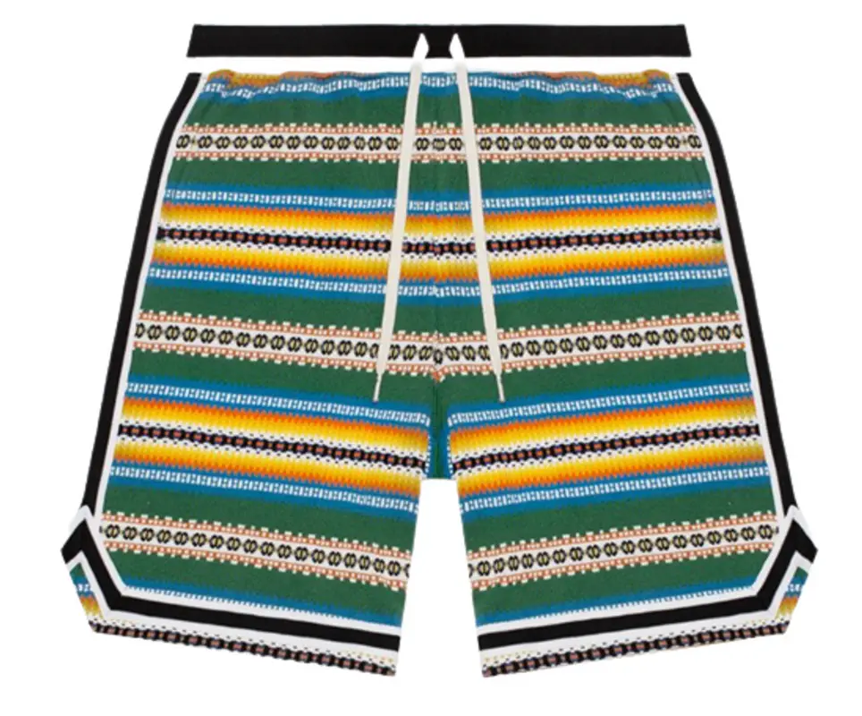 John Elliott Nogales Green Game Shorts $248