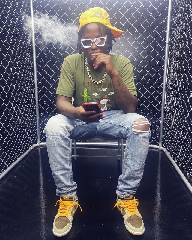 Ballout outfit in Bait, Nike, and Louis Vuitton, 2021