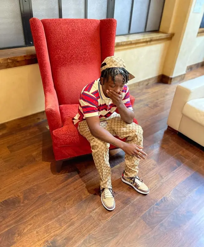 Jackboy outfit in Grabba Gang, Gucci, and Dominic Ciambrone, 2021