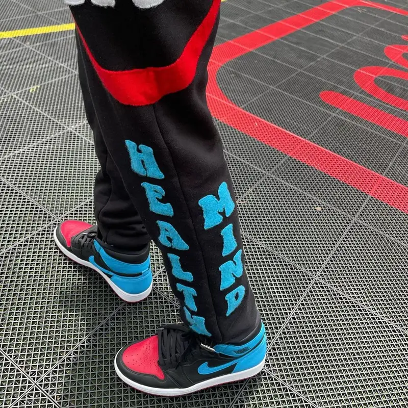 Key Glock outfit in Amiri, Nike, and Kool Kiy, 2021