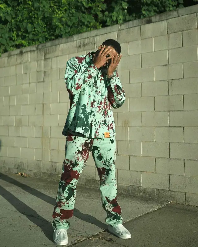 Jamal Adams outfit in S.R. Studio. La. Ca. and Alyx, 2021