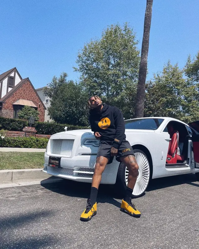 DDG outfit in Drew House and Jordan, 2021