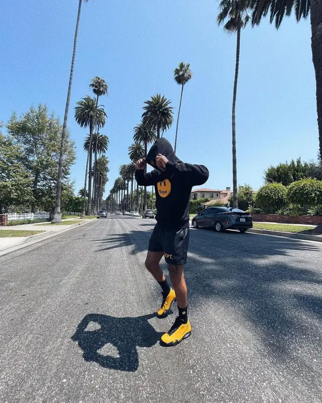 DDG outfit in Drew House and Jordan, 2021