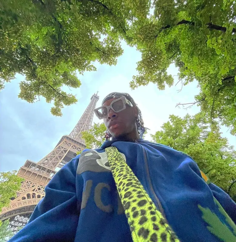 Bloody Osiris outfit in Human Made, Cactus Plant Flea Market, and Kapital, 2021