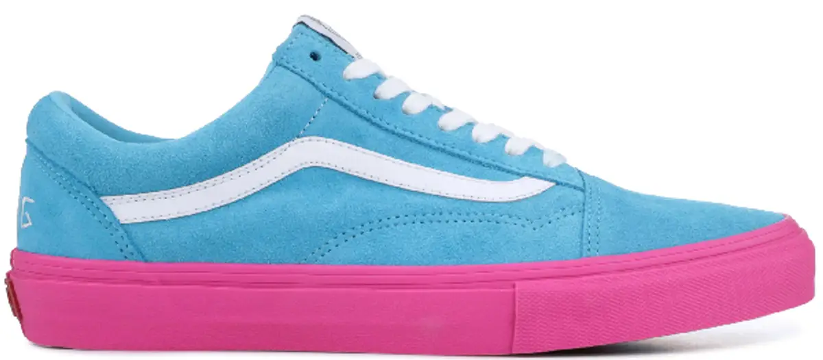 Vans Old Skool Pro S Blue Pink Sneakers $600