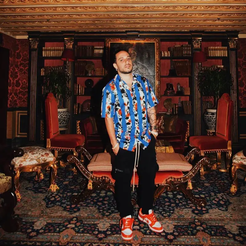 Russ outfit in Off-White, Rick Owens, and Nike, 2021