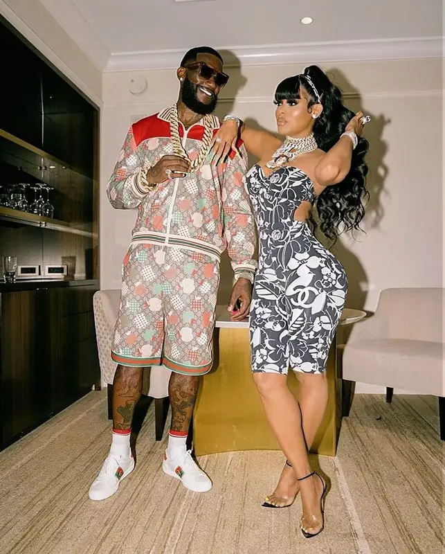 Gucci Mane outfit in Gucci and Celine, 2021