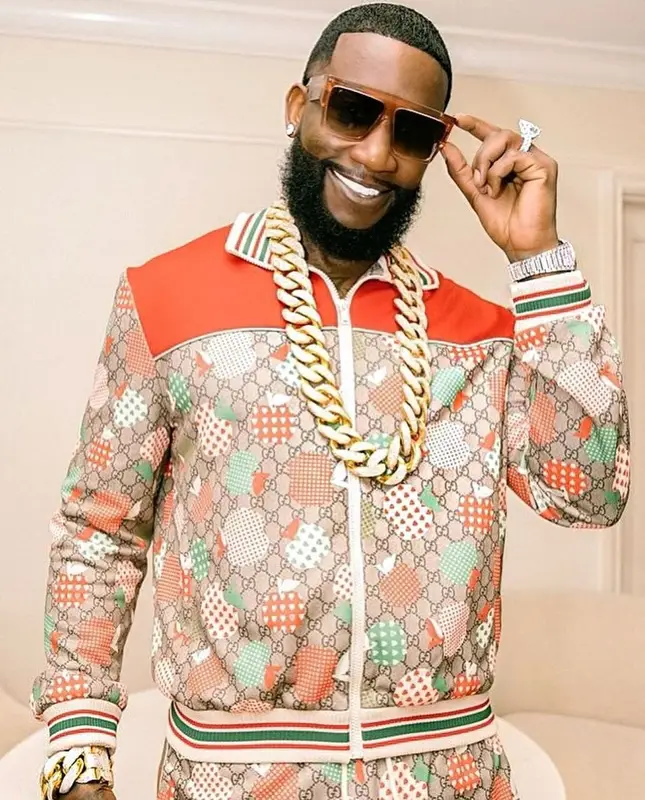 Gucci Mane outfit in Gucci and Celine, 2021
