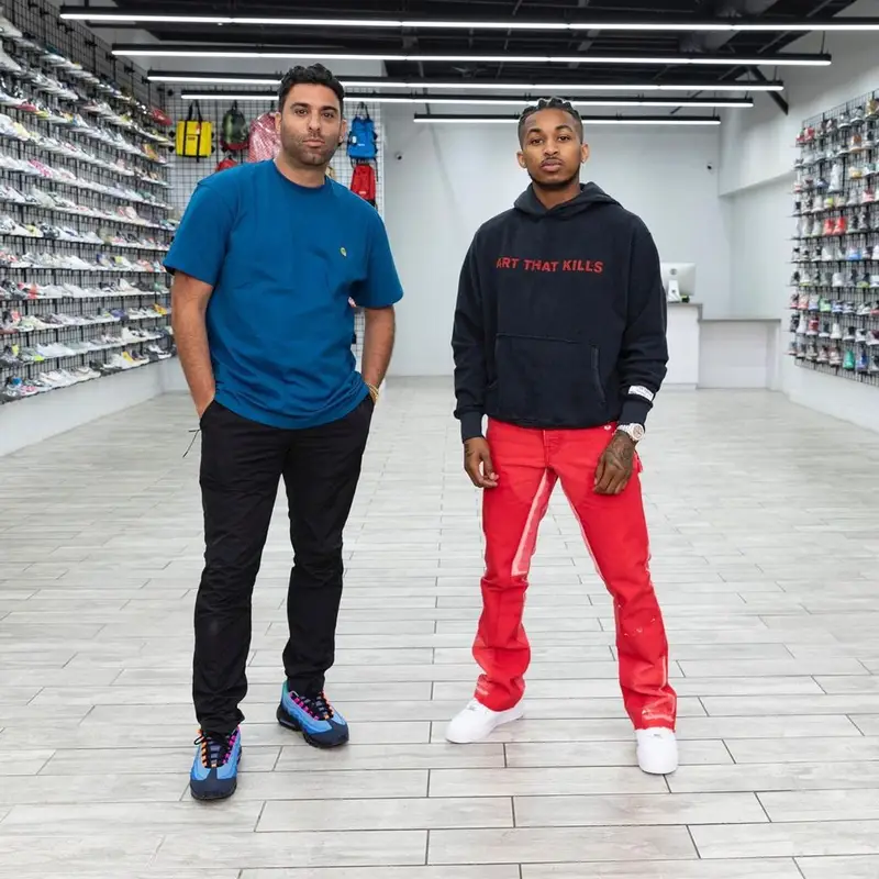 DDG outfit in Gallery Dept. and Nike, 2021