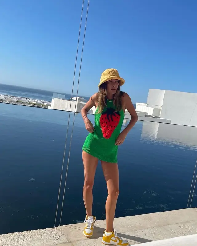 Hailey Bieber outfit in Nike, Prada, and Zulu & Zephyr, 2021
