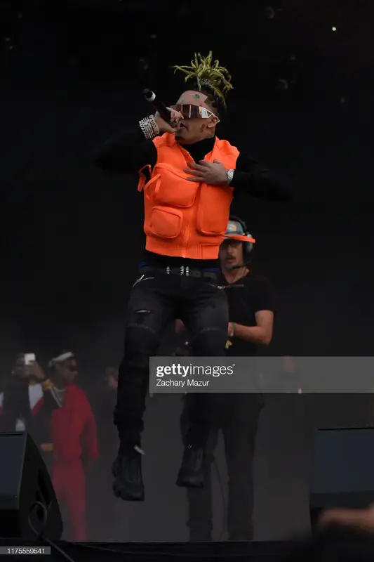Lil Pump outfit in Louis Vuitton, Chrome Hearts, and Dior, 2019