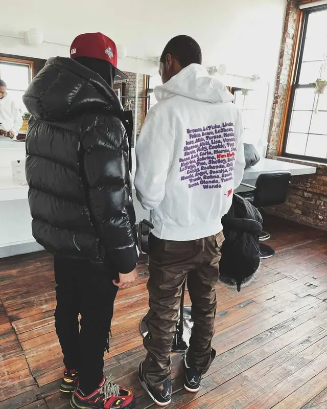 Bizzy Banks outfit in Jordan, 2021