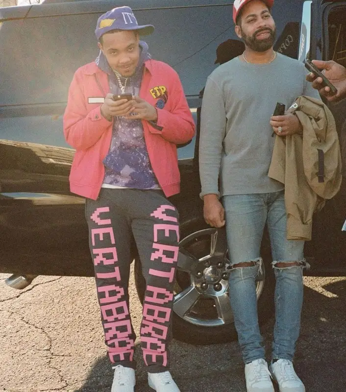 G Herbo outfit in Vertabrae, 2021