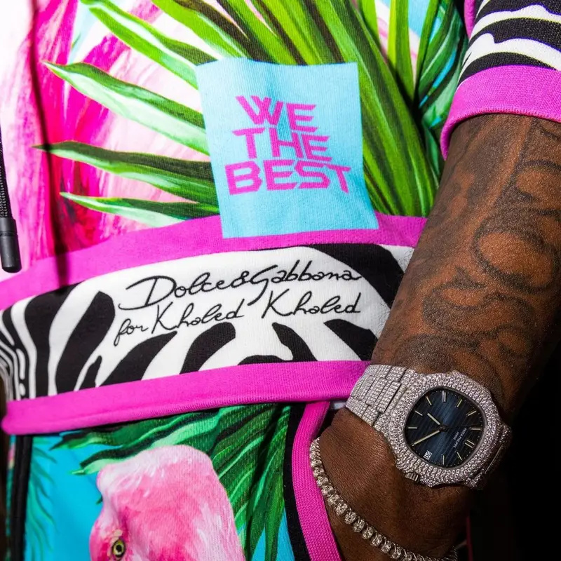 Fabolous outfit in Dolce & Gabbana and DJ Khaled Merch, 2021
