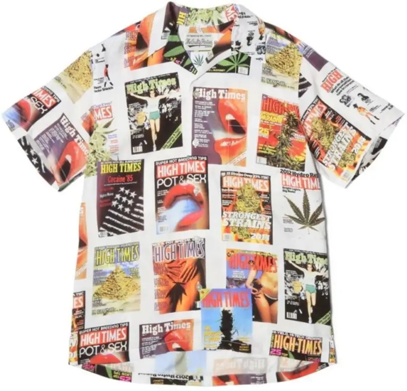 Wacko Maria × High Times Cover Print Shirt | WHAT'S ON THE STAR?