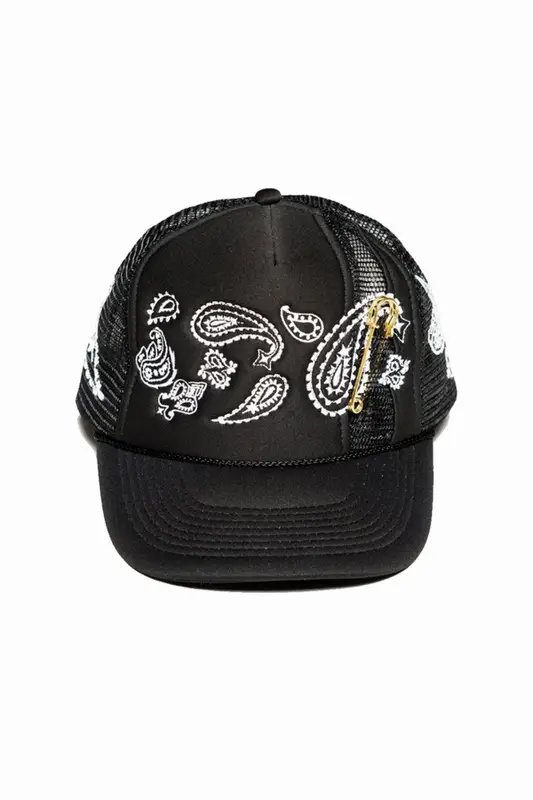 paisley trucker hat