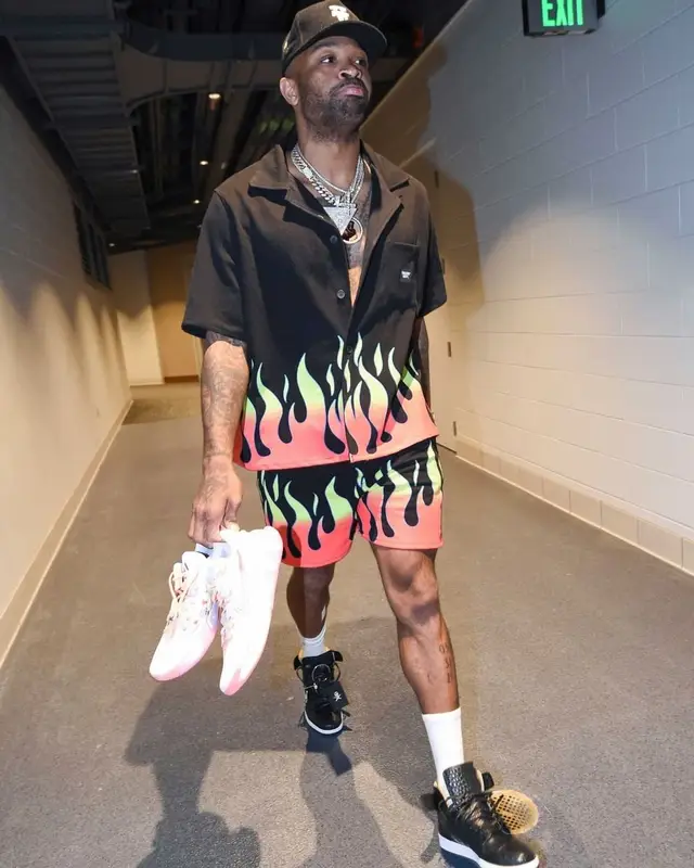 PJ Tucker outfit in Gallery Dept. and Kith, 2021