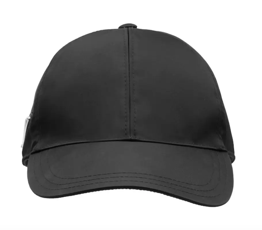 Prada Re-Nylon Black Baseball Cap $495