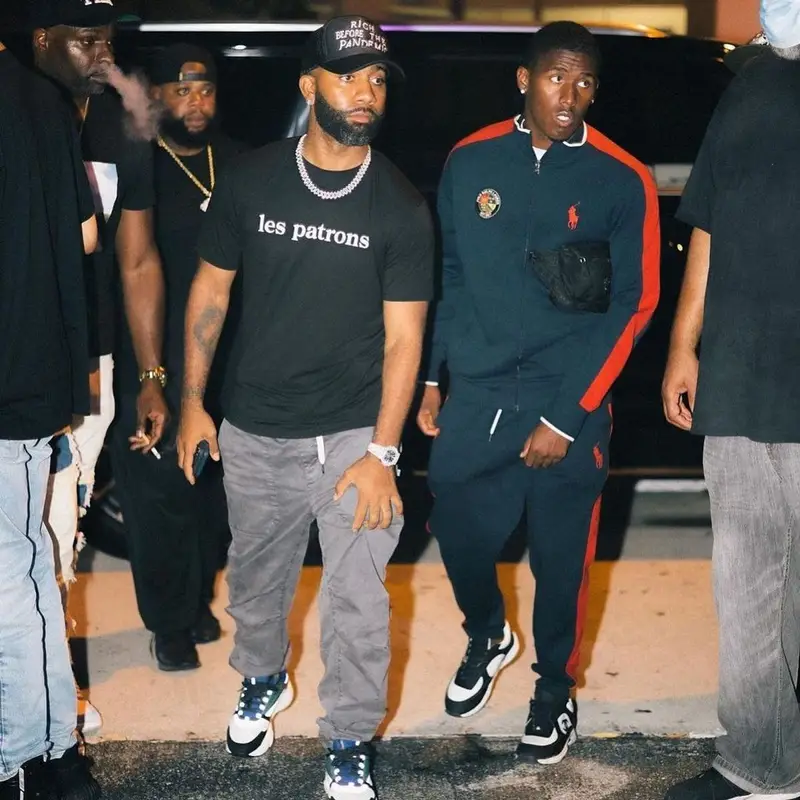 Jas Prince outfit in Les Patrons, 2021