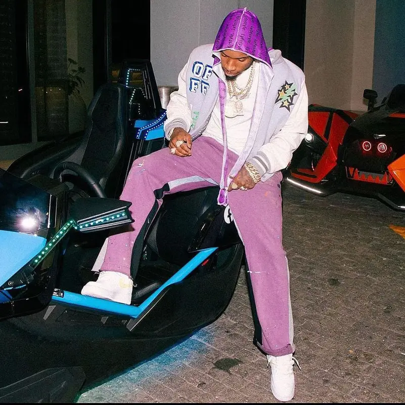 Tory Lanez outfit in Lyfestyle., 2021