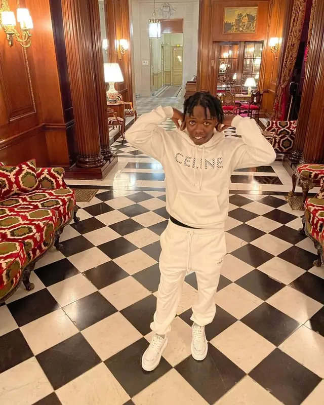 Jackboy outfit in Celine and Dior, 2021