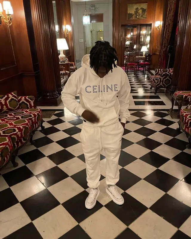 Jackboy outfit in Celine and Dior, 2021