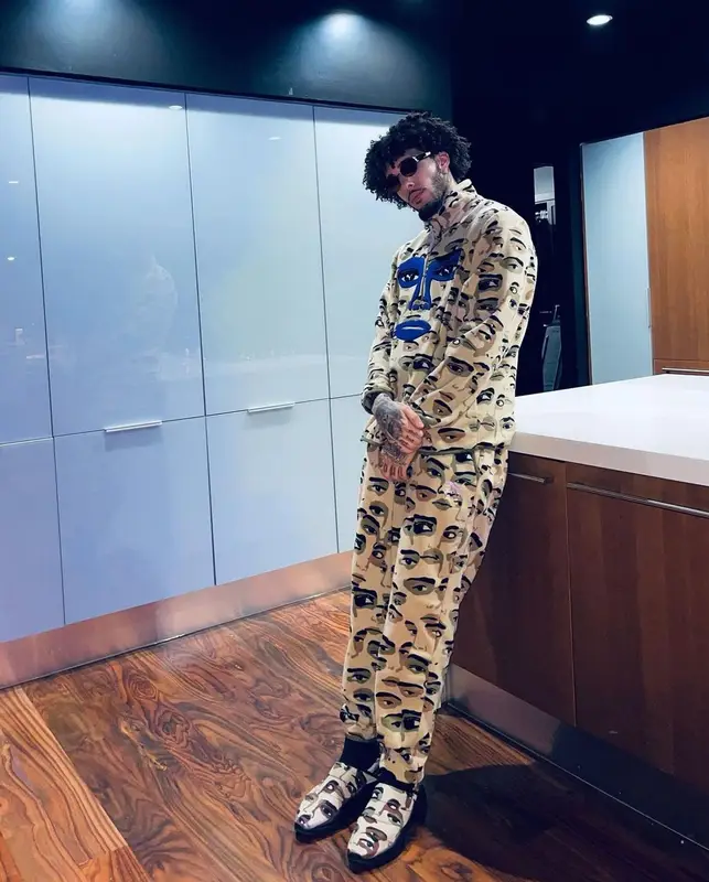 LiAngelo Ball outfit in Puma and KidSuper, 2021