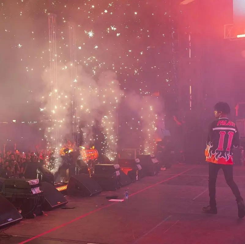21 Savage outfit in Palace, Amiri, and Nike, 2021