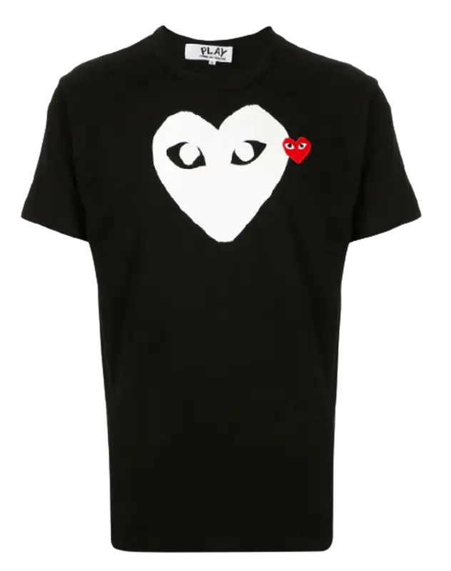 comme des garcons black tee