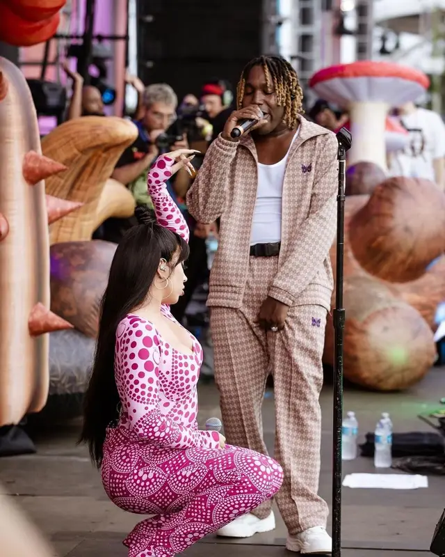 Don Toliver outfit in Needles, Maison Margiela, and Alyx, 2021