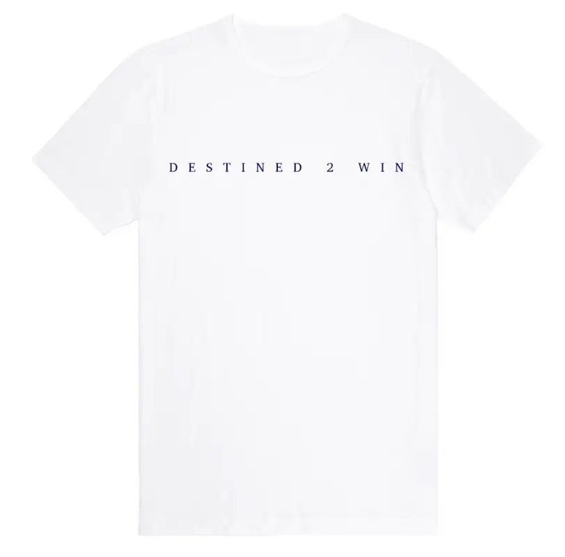 Lil Tjay Merch Destined 2 Win White T-Shirt $24