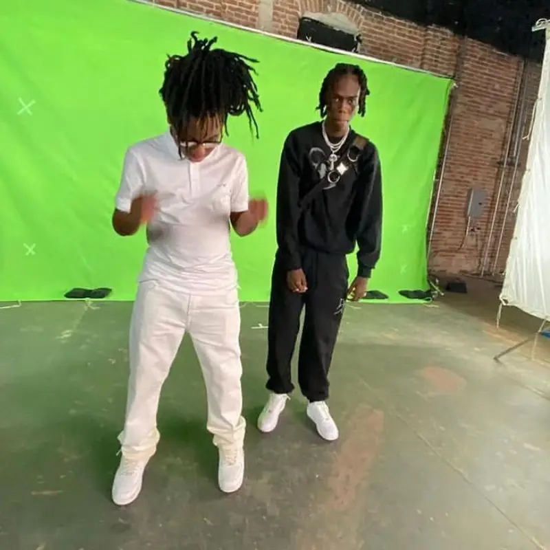 Yung Bans outfit in Sake Forever and Saks Potts, 2021