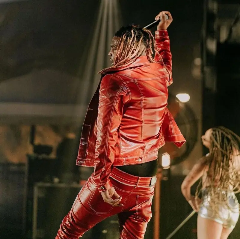 Lil Keed outfit in Filthy Wealth, 2021
