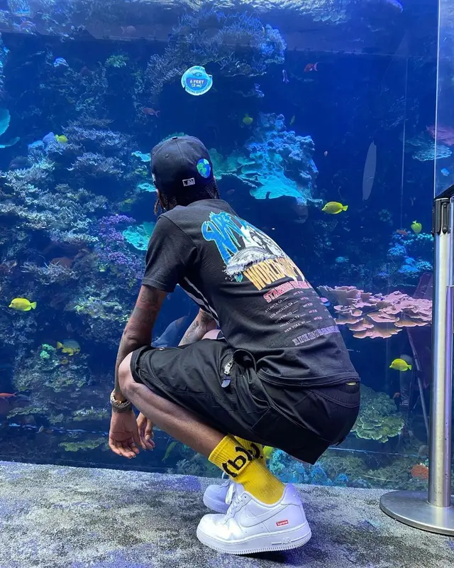 KSupreme outfit in Rick Owens, Supreme, and Bstroy, 2021