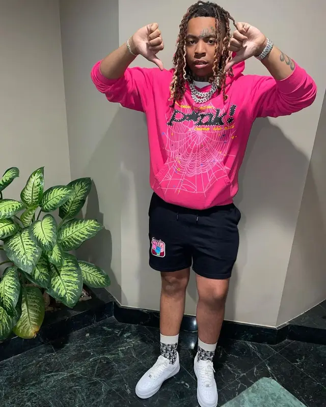 Lil Gotit outfit in Nike and Dior, 2021