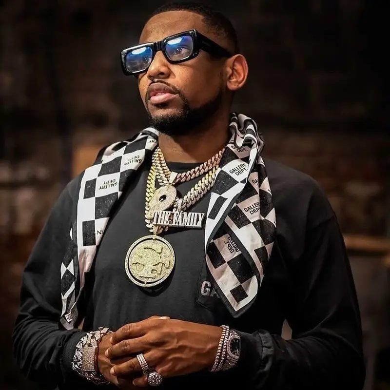 Fabolous outfit in Nike, Lanvin, and Gallery Dept., 2021