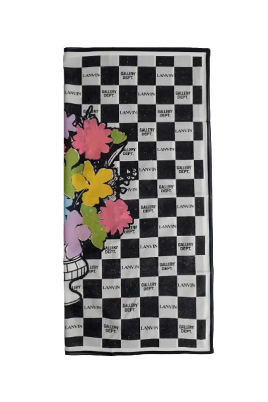 Lanvin Printed Cotton Square Scarf $220