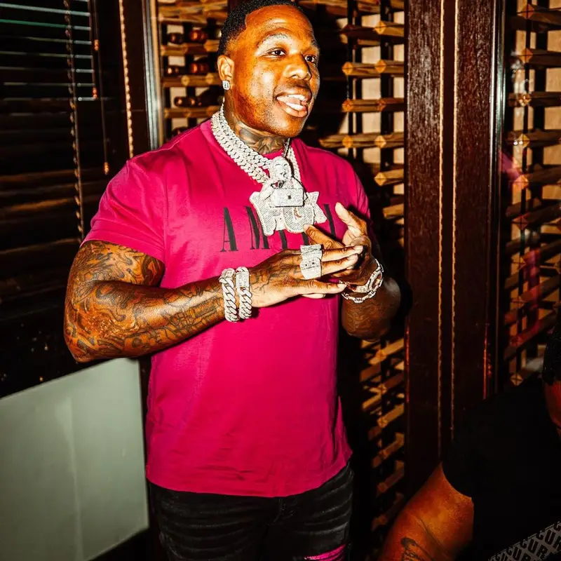 BandMan Kevo outfit in Amiri and Balenciaga, 2021