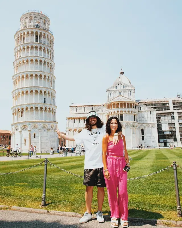 Russ outfit in Puma, Casablanca, and KidSuper, 2021