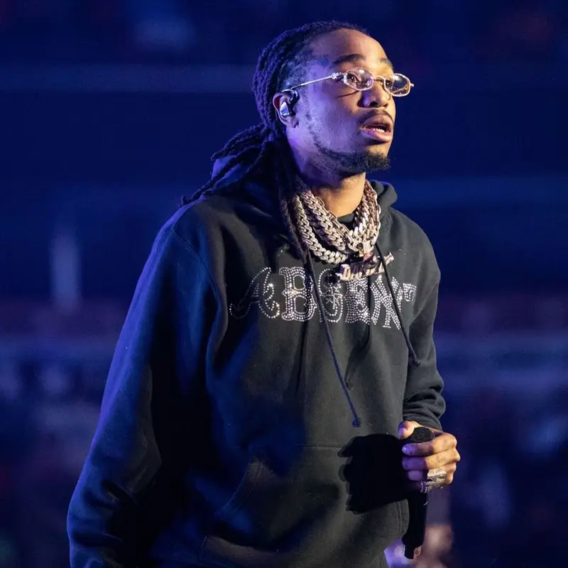 Quavo outfit in Absent, 2019