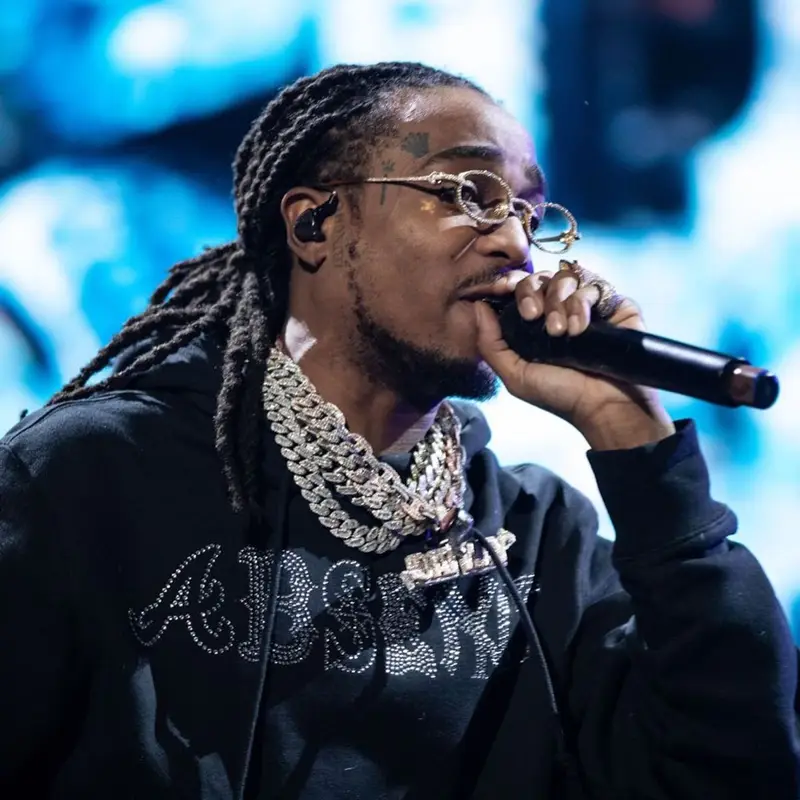 Quavo outfit in Absent, 2019