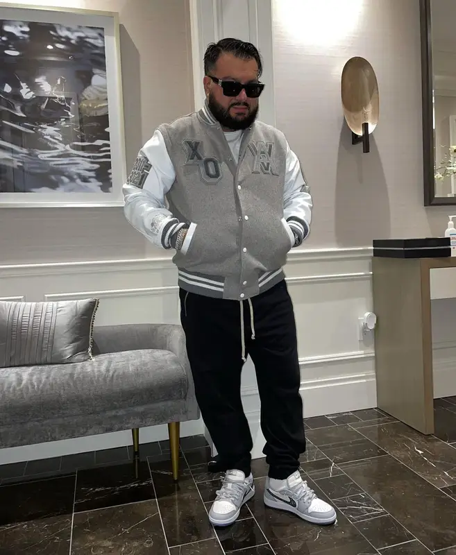 Cash outfit in Daniel Arsham, Rick Owens, and Louis Vuitton, 2021