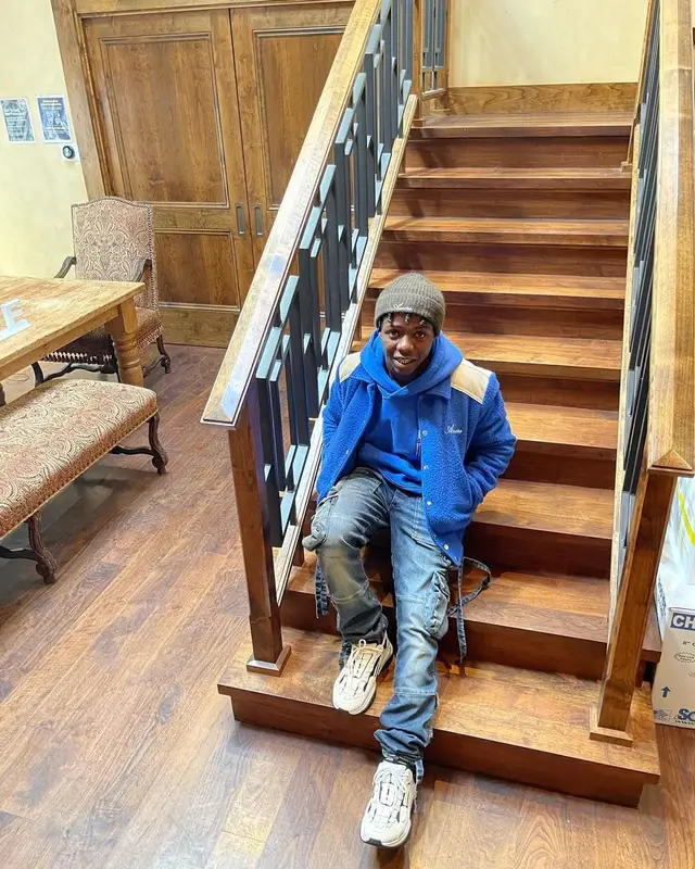 Jackboy outfit in Amiri, 2021